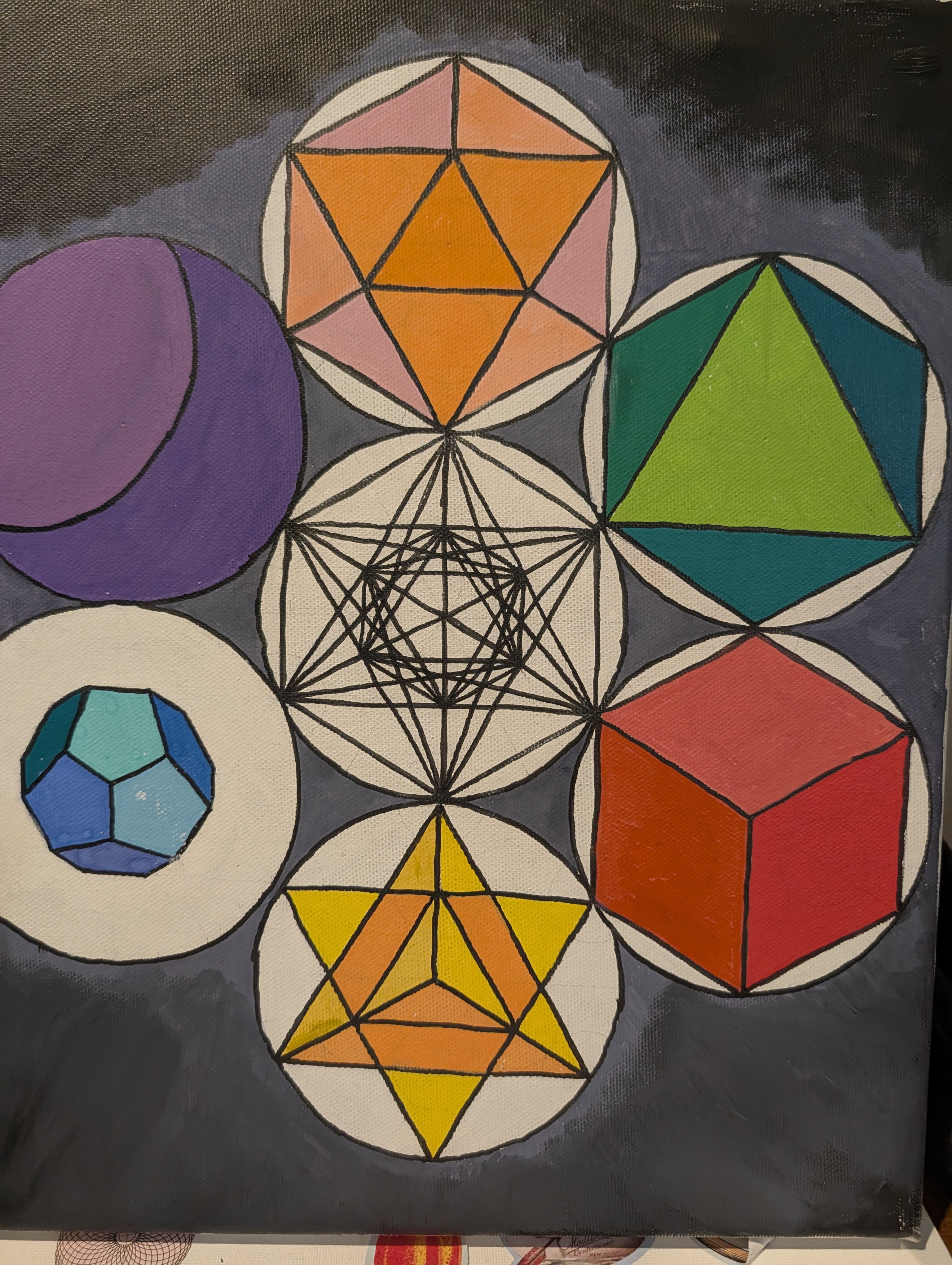 Metatron's Cube Sacred Geometry Study